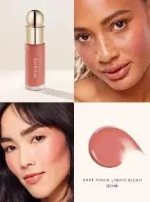 Rare Beauty Soft Pinch Long Lasting Liquid Blush Silky And Glides On Smoothly Plump Makeup Hope Love Virtue Happy Wonder Worth