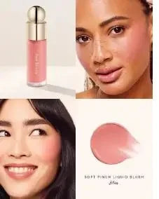 Rare Beauty Soft Pinch Long Lasting Liquid Blush Silky And Glides On Smoothly Plump Makeup Hope Love Virtue Happy Wonder Worth