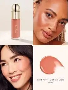 Rare Beauty Soft Pinch Long Lasting Liquid Blush Silky And Glides On Smoothly Plump Makeup Hope Love Virtue Happy Wonder Worth